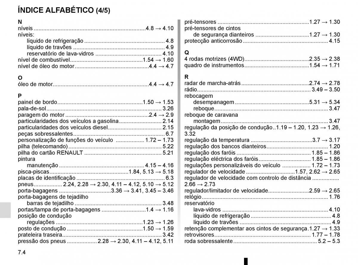 manual Renault Koleos II 2 manual del propietario / page 326