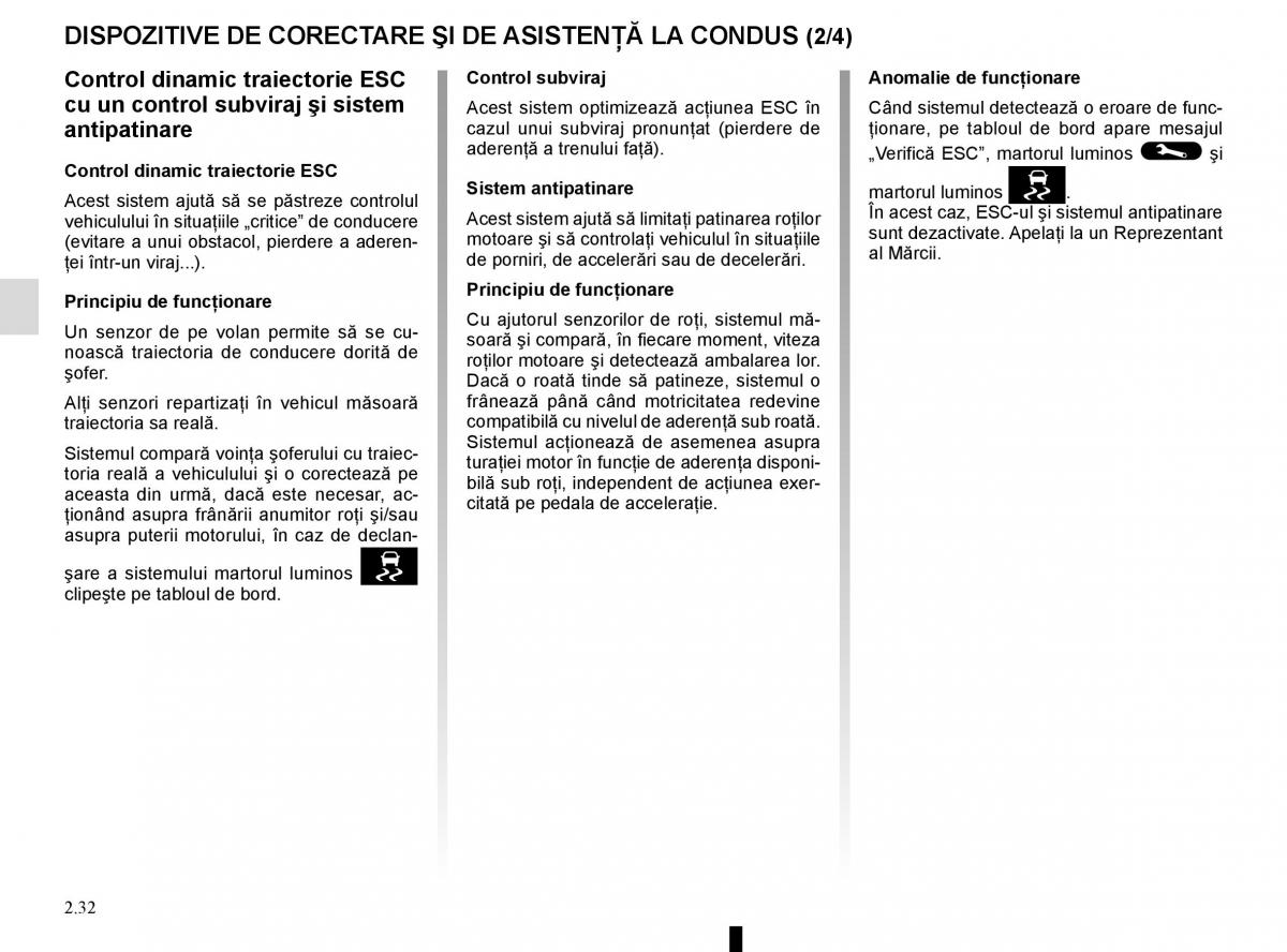Renault Koleos II 2 manualul proprietarului / page 136