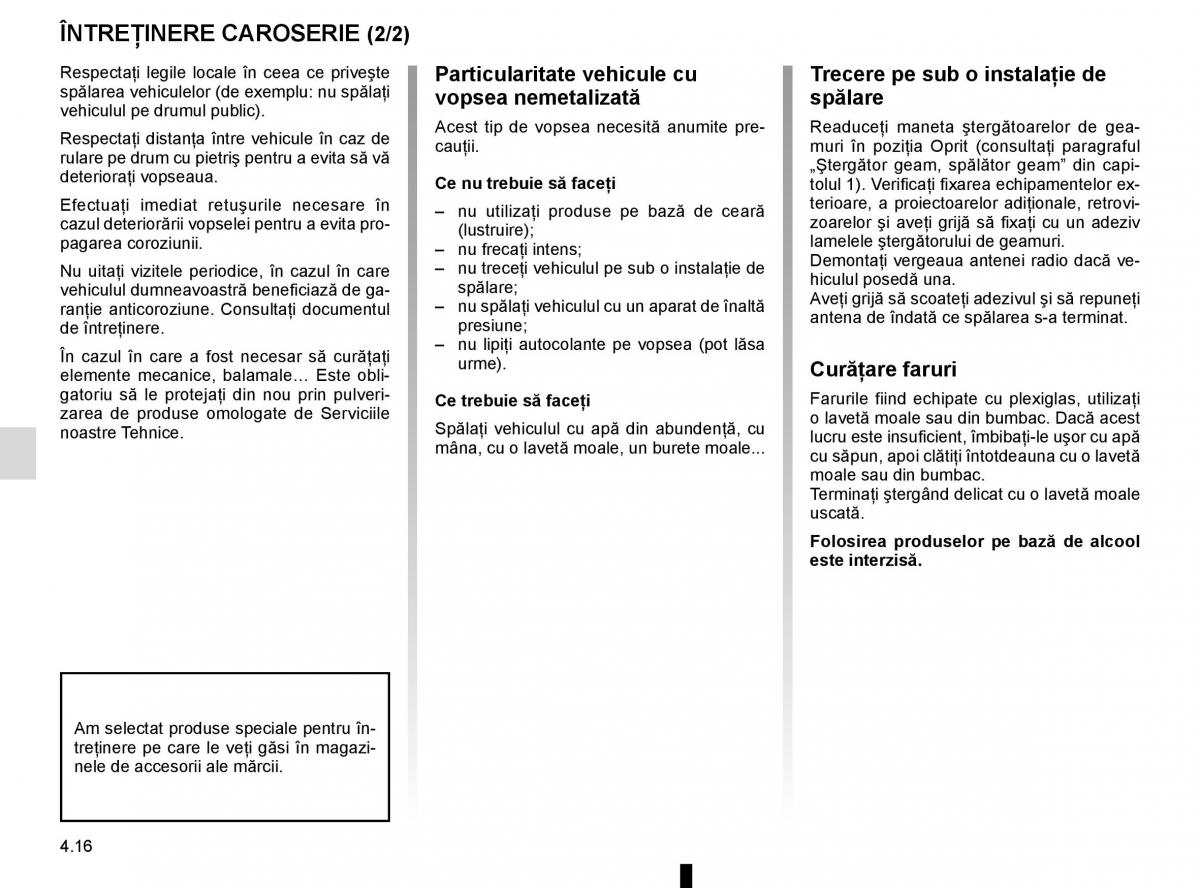 Renault Koleos II 2 manualul proprietarului / page 260