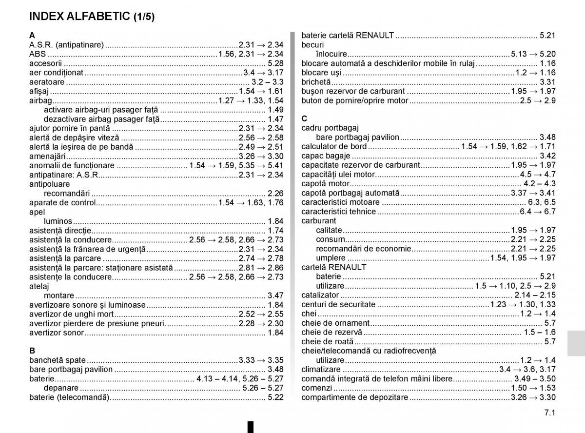 Renault Koleos II 2 manualul proprietarului / page 323
