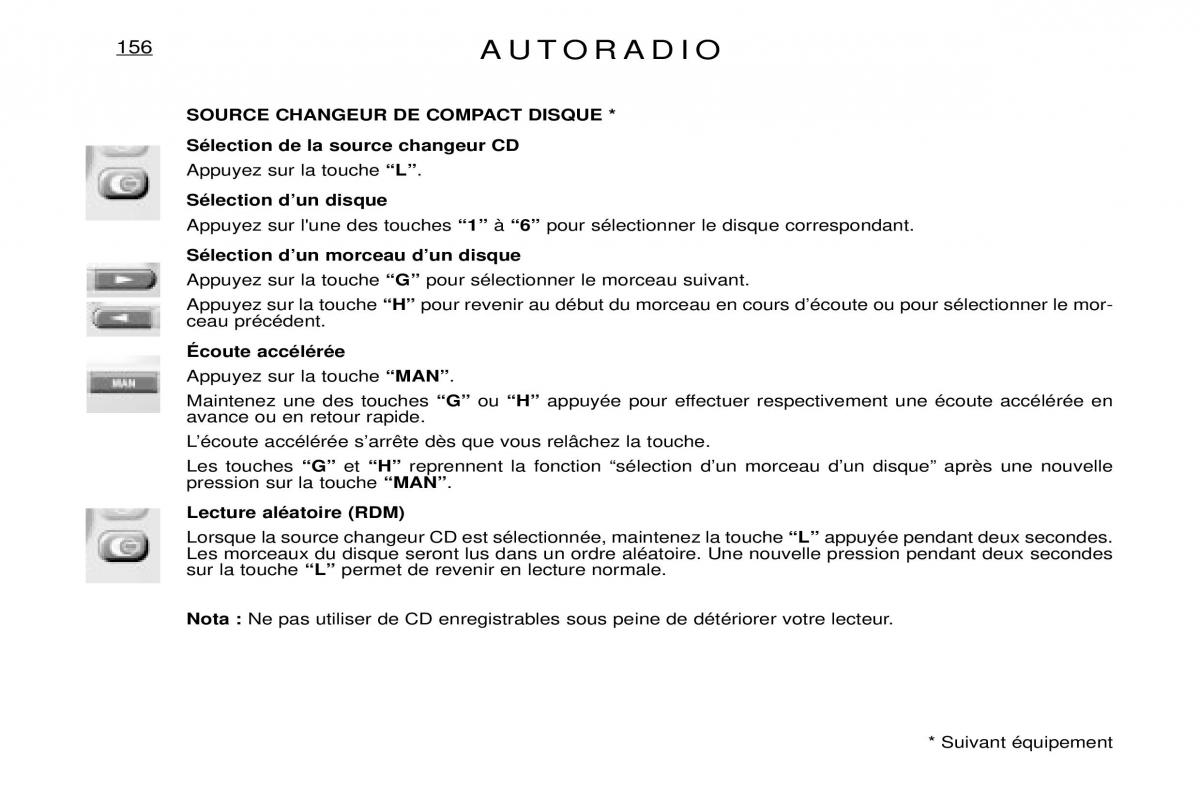 Peugeot Expert I 1 manuel du proprietaire / page 162