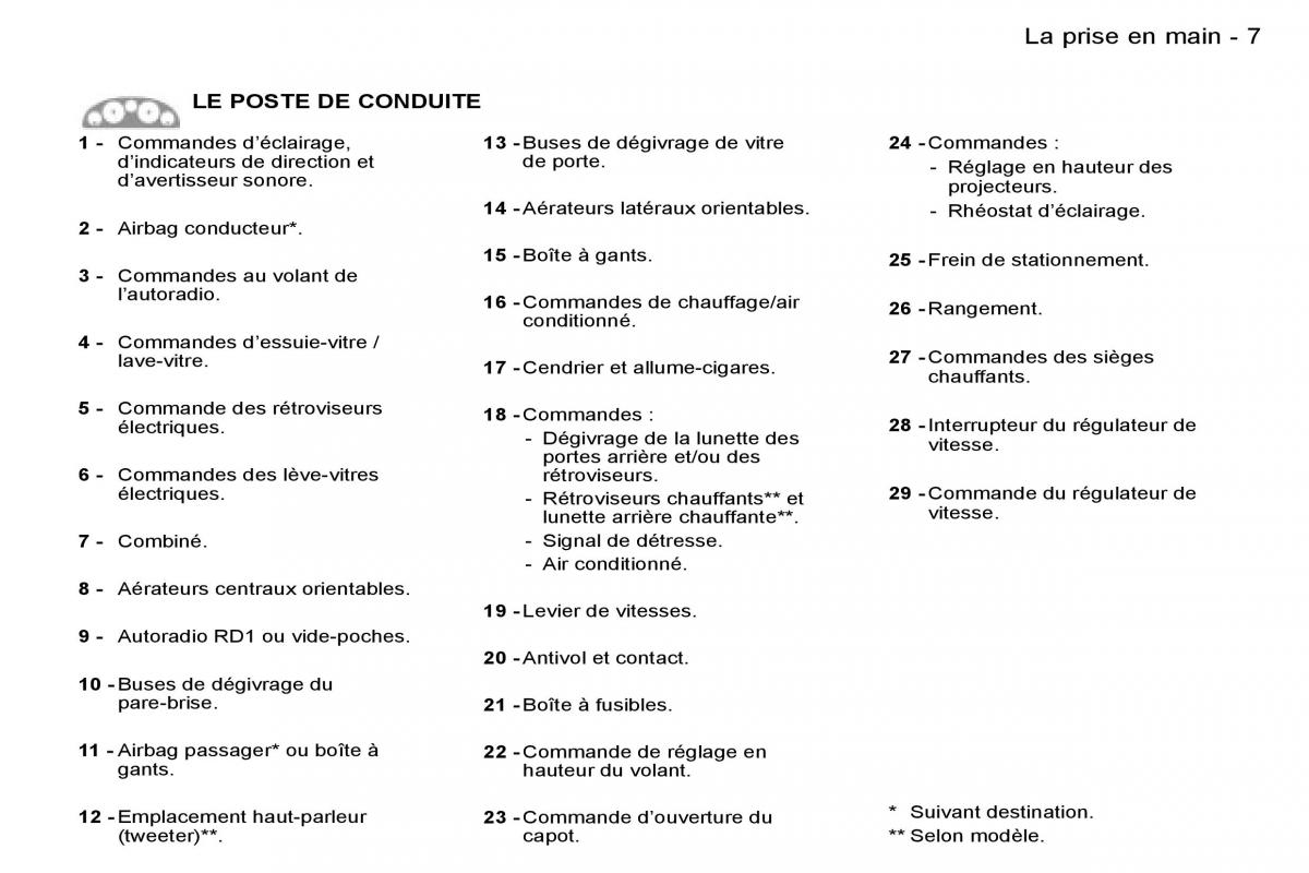 Peugeot Expert I 1 FL manuel du proprietaire / page 12