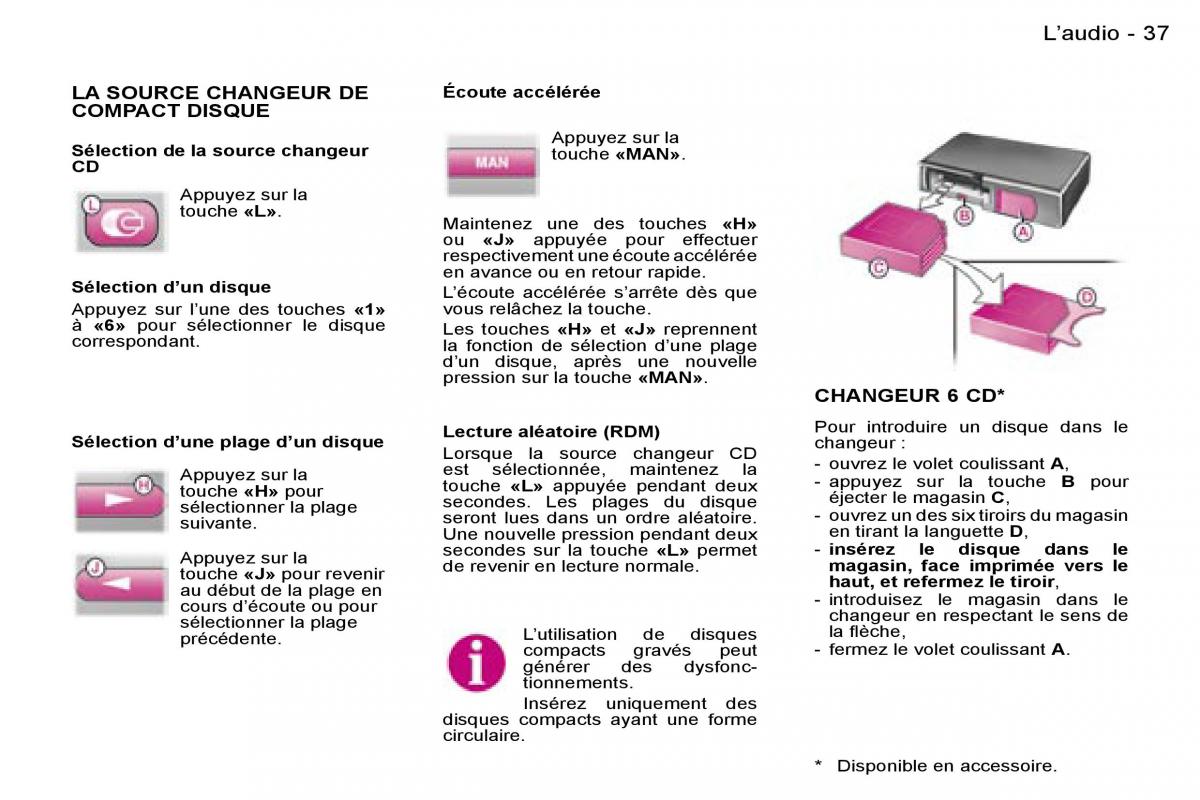 Peugeot Expert I 1 FL manuel du proprietaire / page 42
