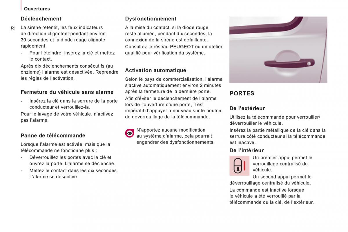 Peugeot Expert II 2 FL manuel du proprietaire / page 24