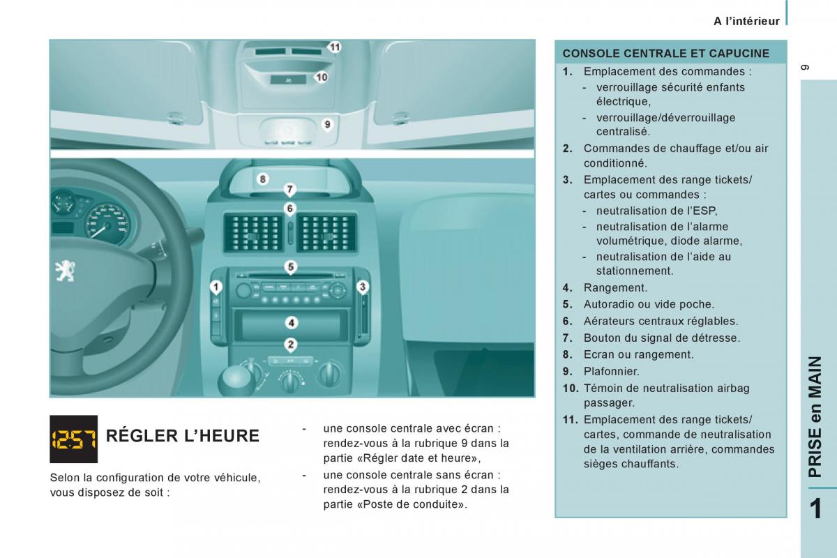 Peugeot Expert II 2 FL manuel du proprietaire / page 11