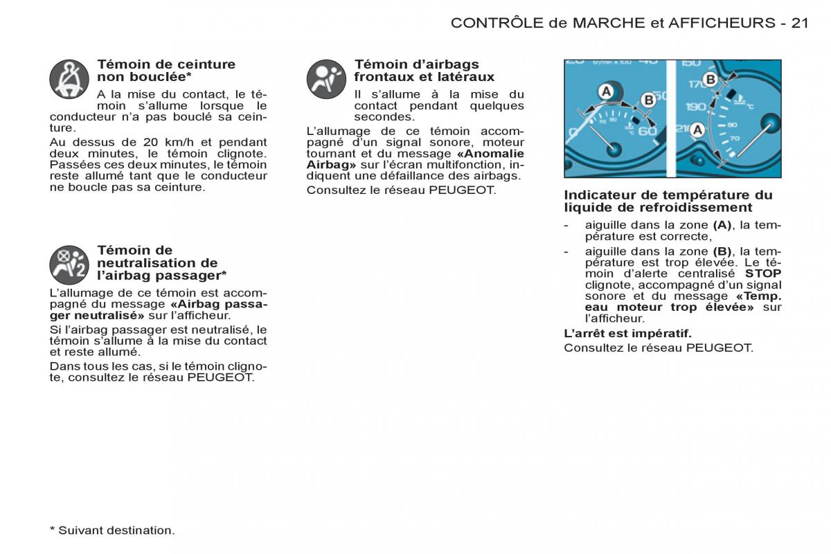 Peugeot Partner I 1 FL manuel du proprietaire / page 23