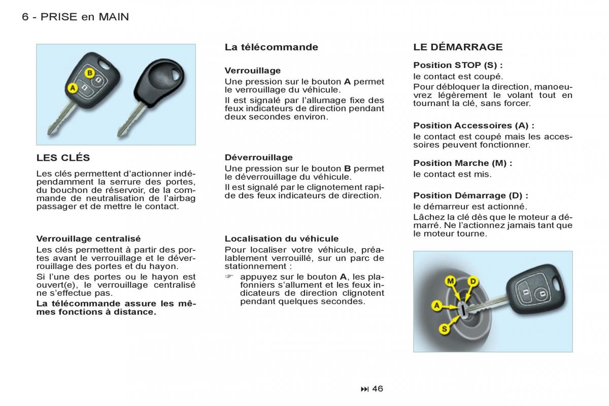 Peugeot Partner I 1 FL manuel du proprietaire / page 8