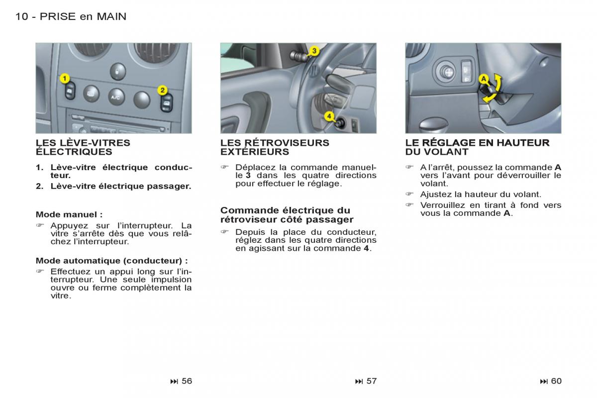 Peugeot Partner I 1 FL manuel du proprietaire / page 12