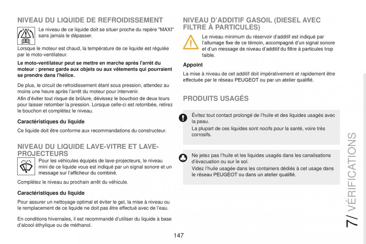 Peugeot RCZ FL manuel du proprietaire / page 149