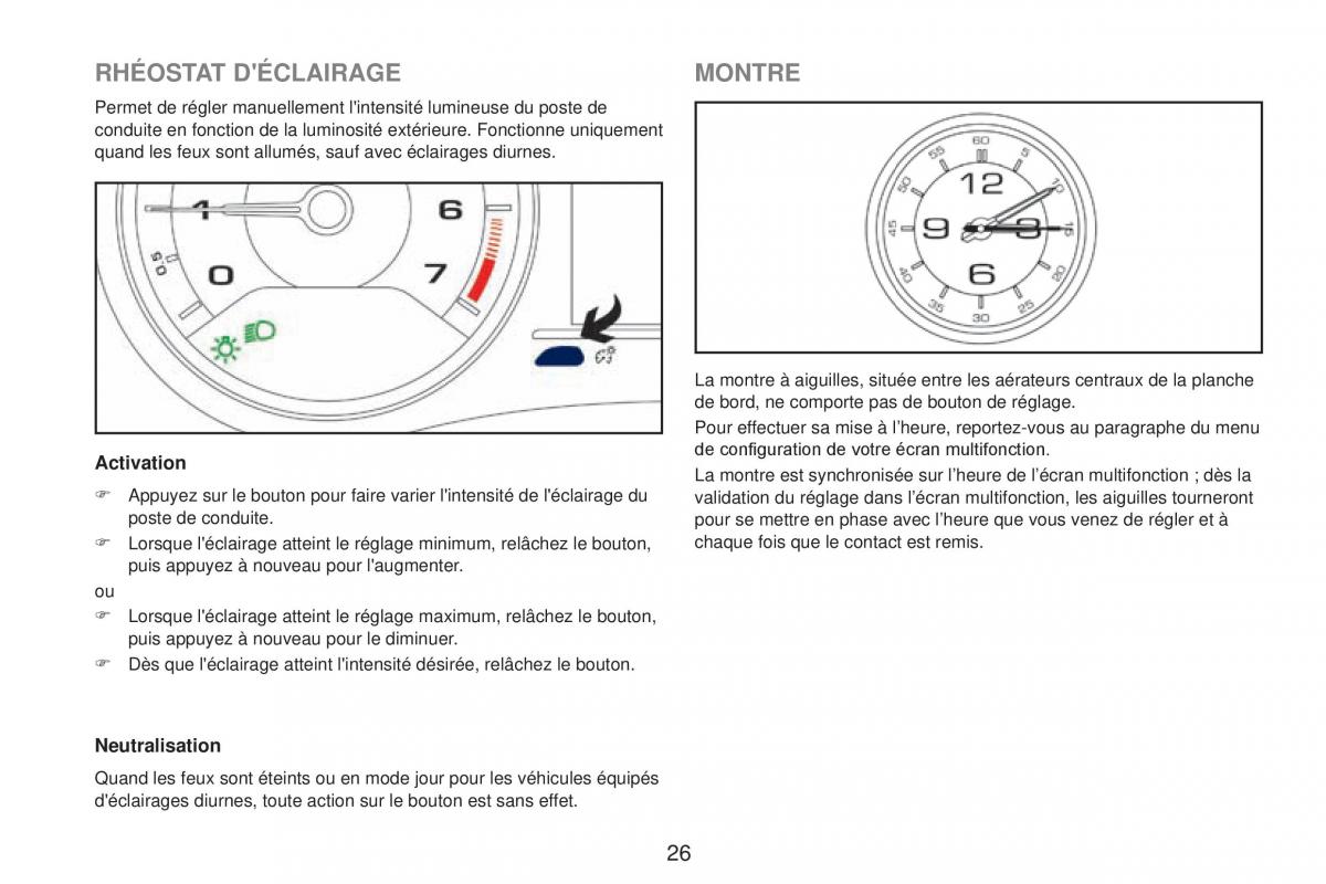 Peugeot RCZ FL manuel du proprietaire / page 28