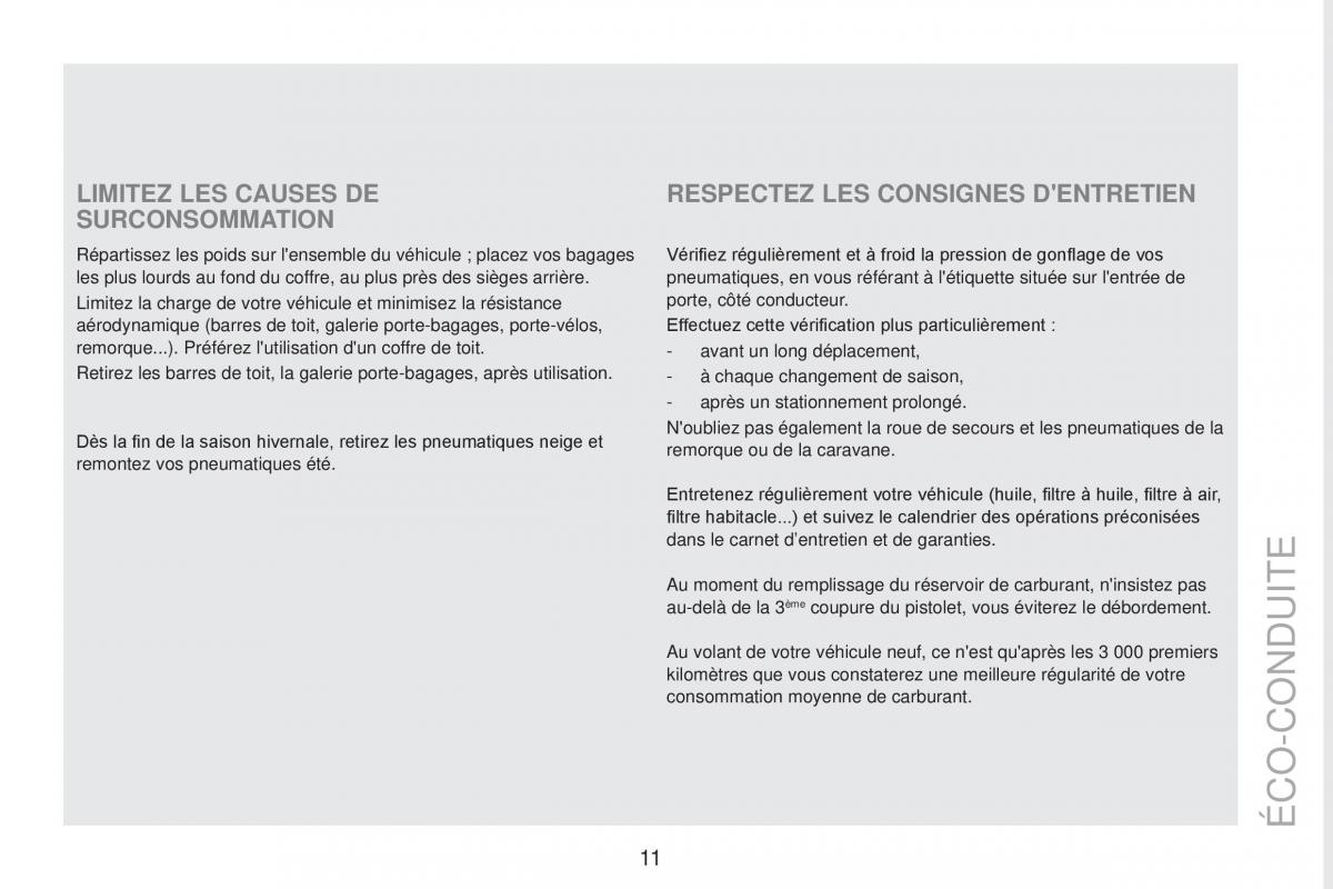 Peugeot RCZ FL manuel du proprietaire / page 13