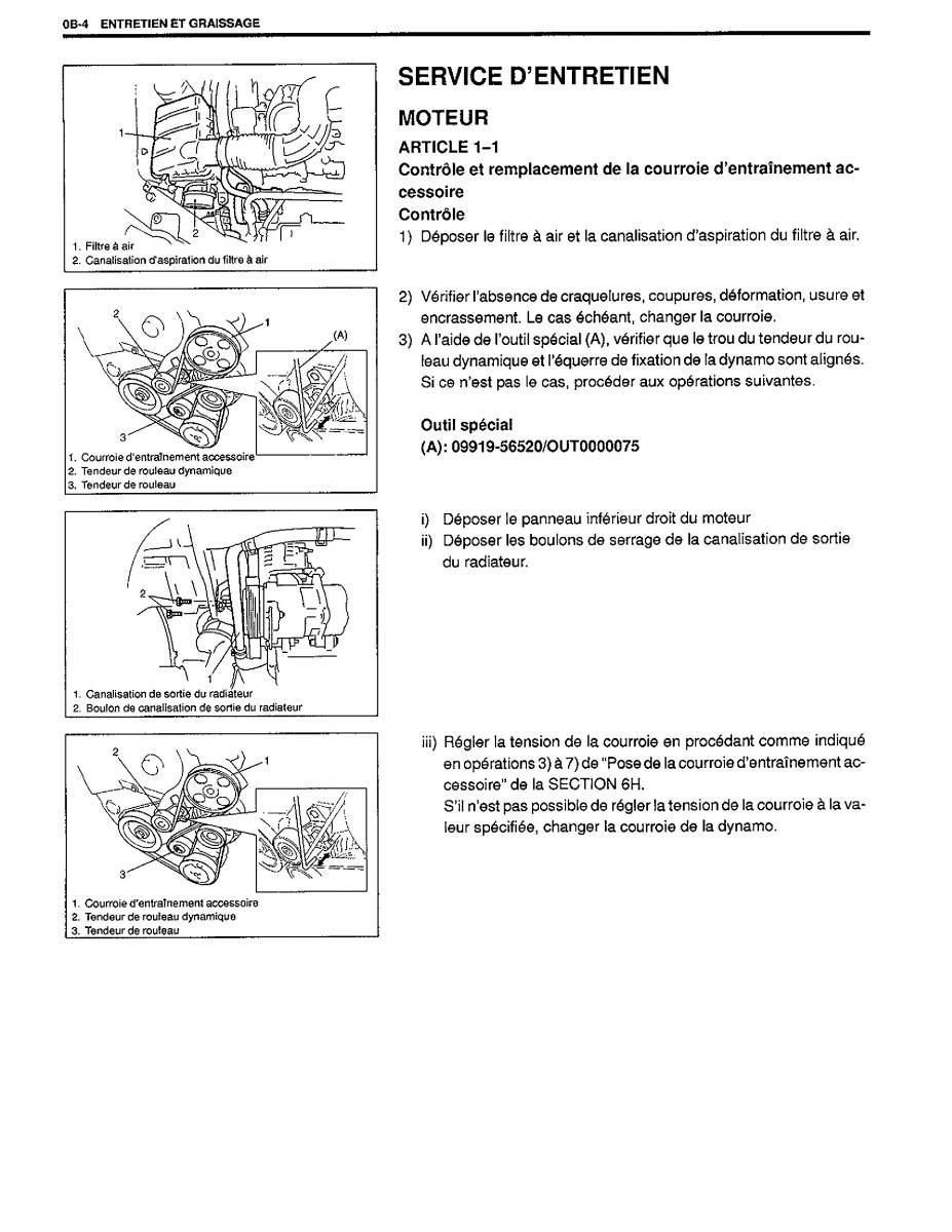 manual  Suzuki Baleno I 1 manuel du proprietaire / page 9
