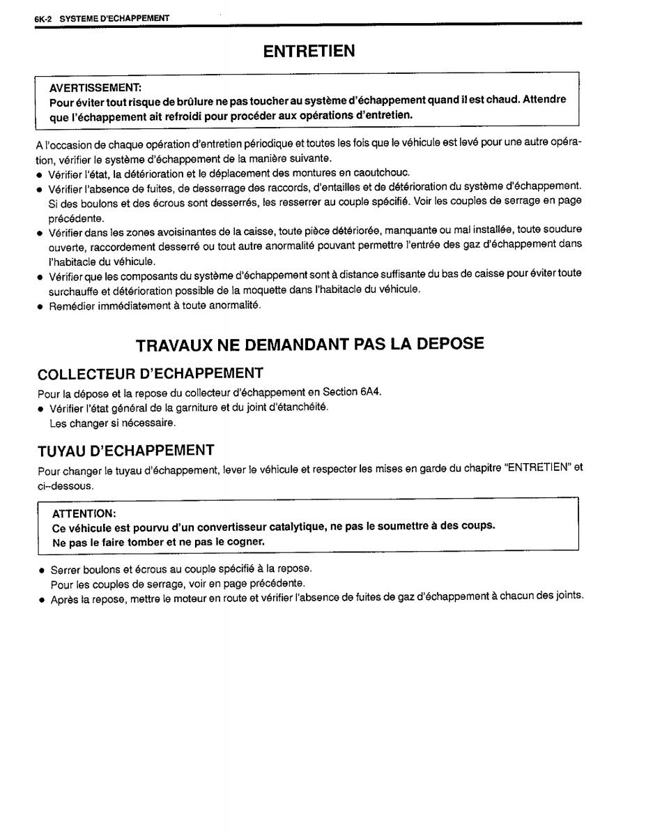 Suzuki Baleno I 1 manuel du proprietaire / page 139