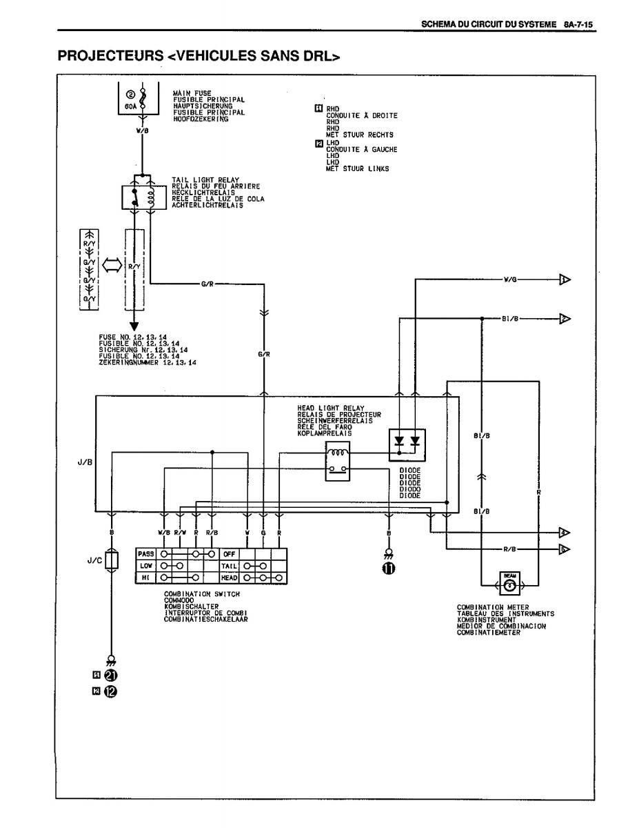 manual  Suzuki Baleno I 1 manuel du proprietaire / page 235