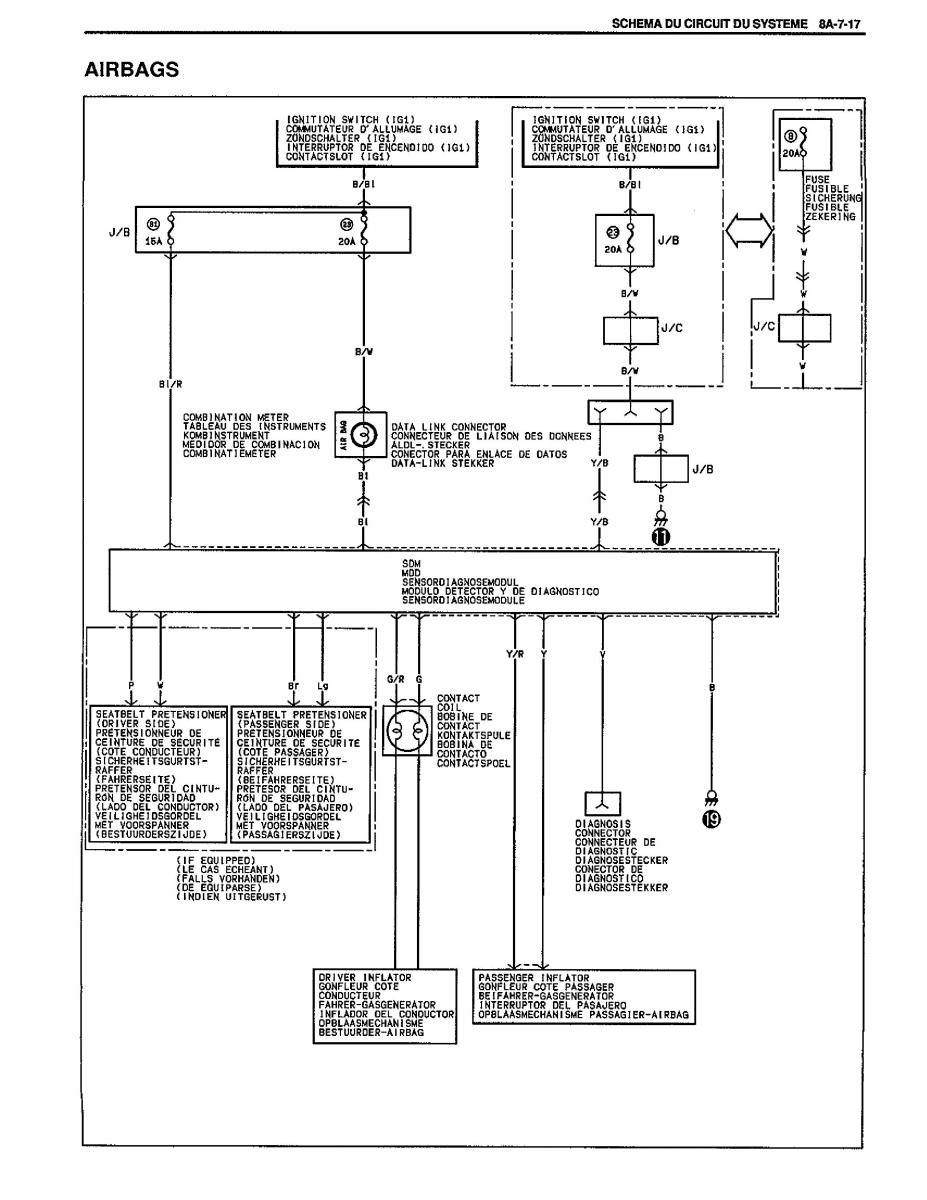 manual  Suzuki Baleno I 1 manuel du proprietaire / page 237