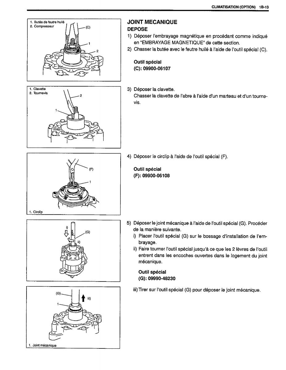 Suzuki Baleno I 1 manuel du proprietaire / page 28