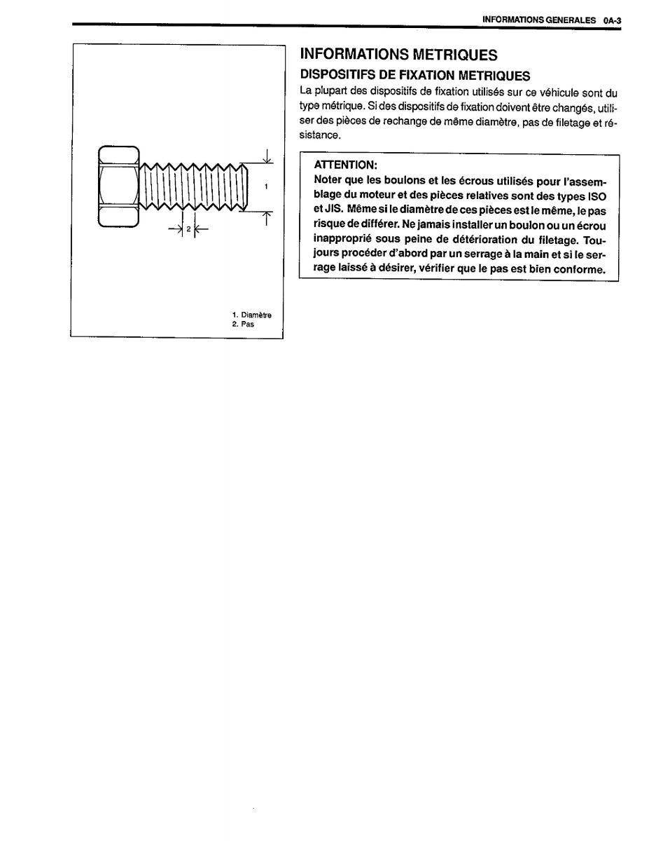 manual  Suzuki Baleno I 1 manuel du proprietaire / page 5