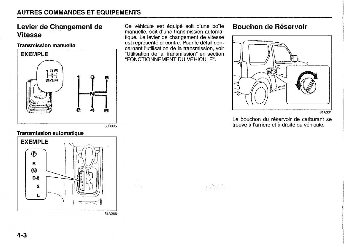 Suzuki Jimny manuel du proprietaire / page 76