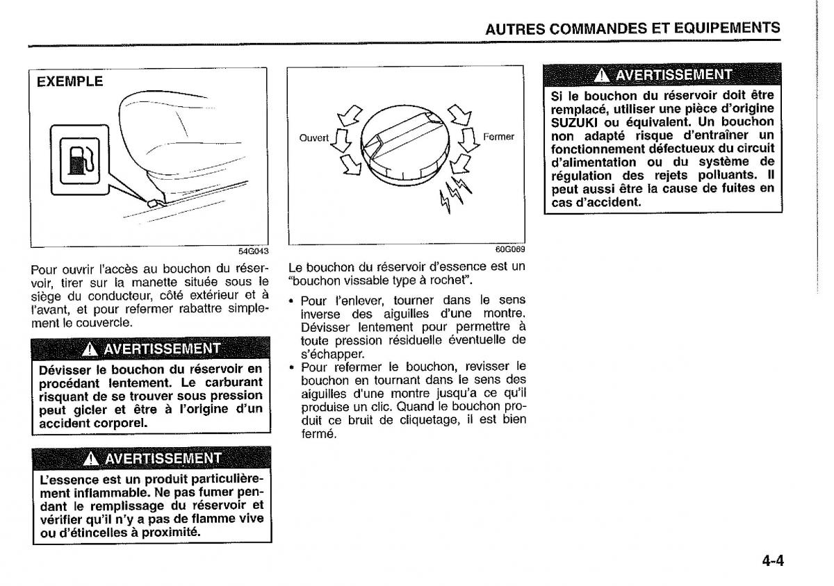 Suzuki Jimny manuel du proprietaire / page 77