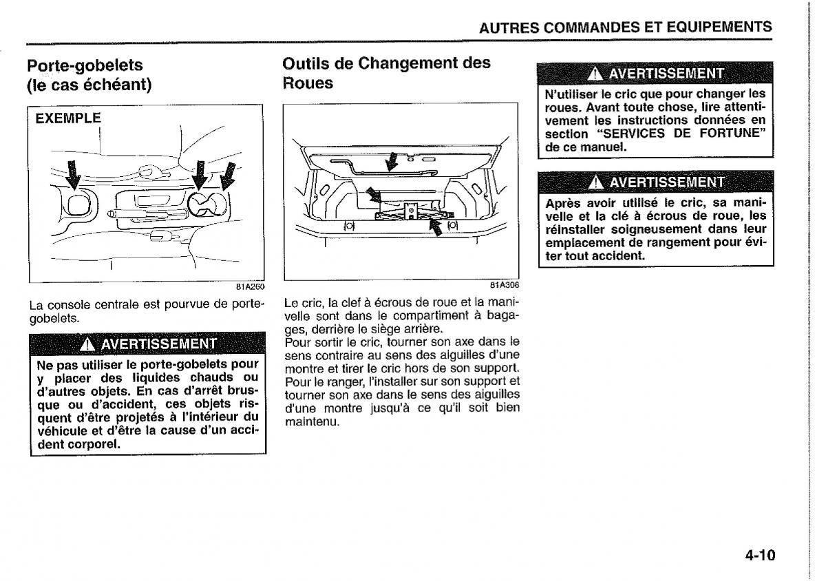 Suzuki Jimny manuel du proprietaire / page 83