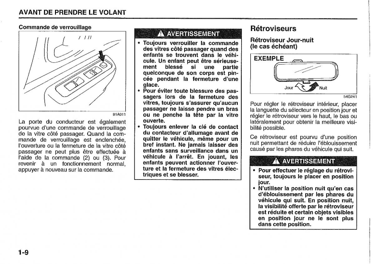 Suzuki Jimny manuel du proprietaire / page 18