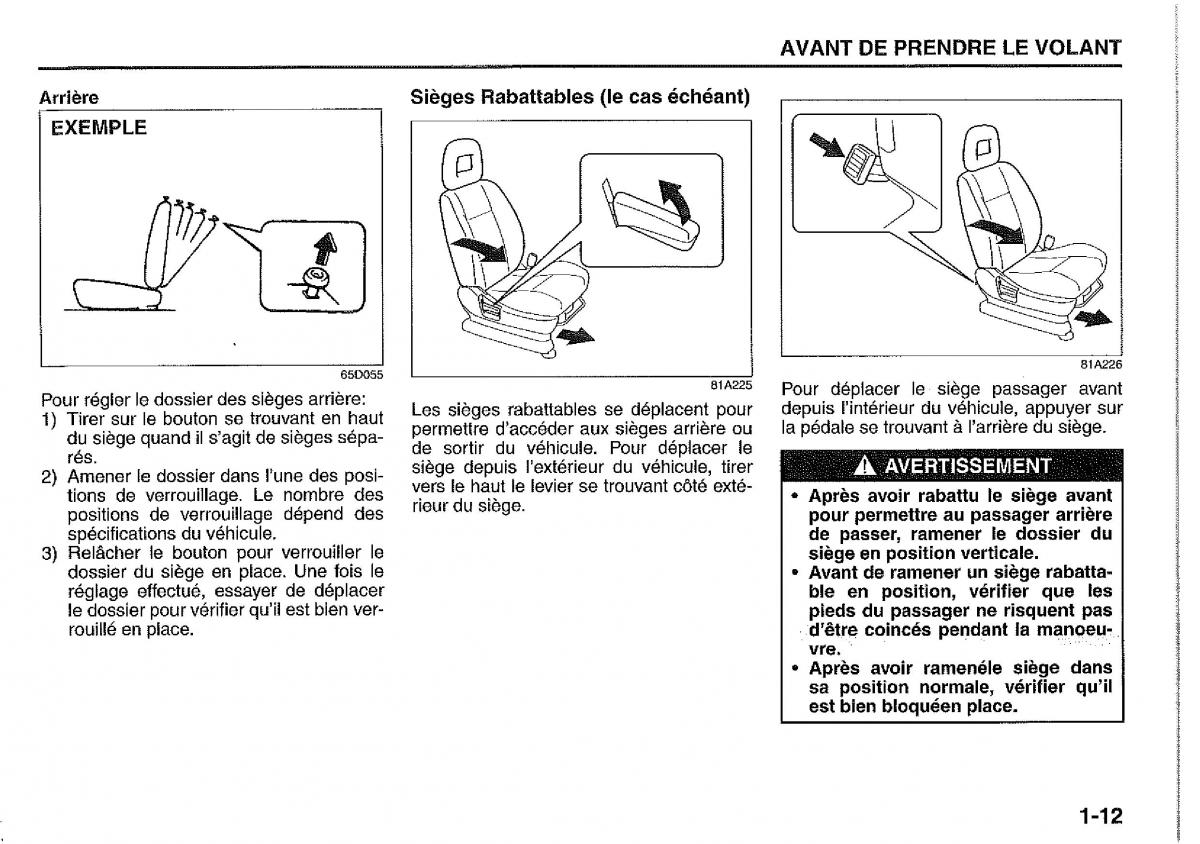 manual  Suzuki Jimny manuel du proprietaire / page 21