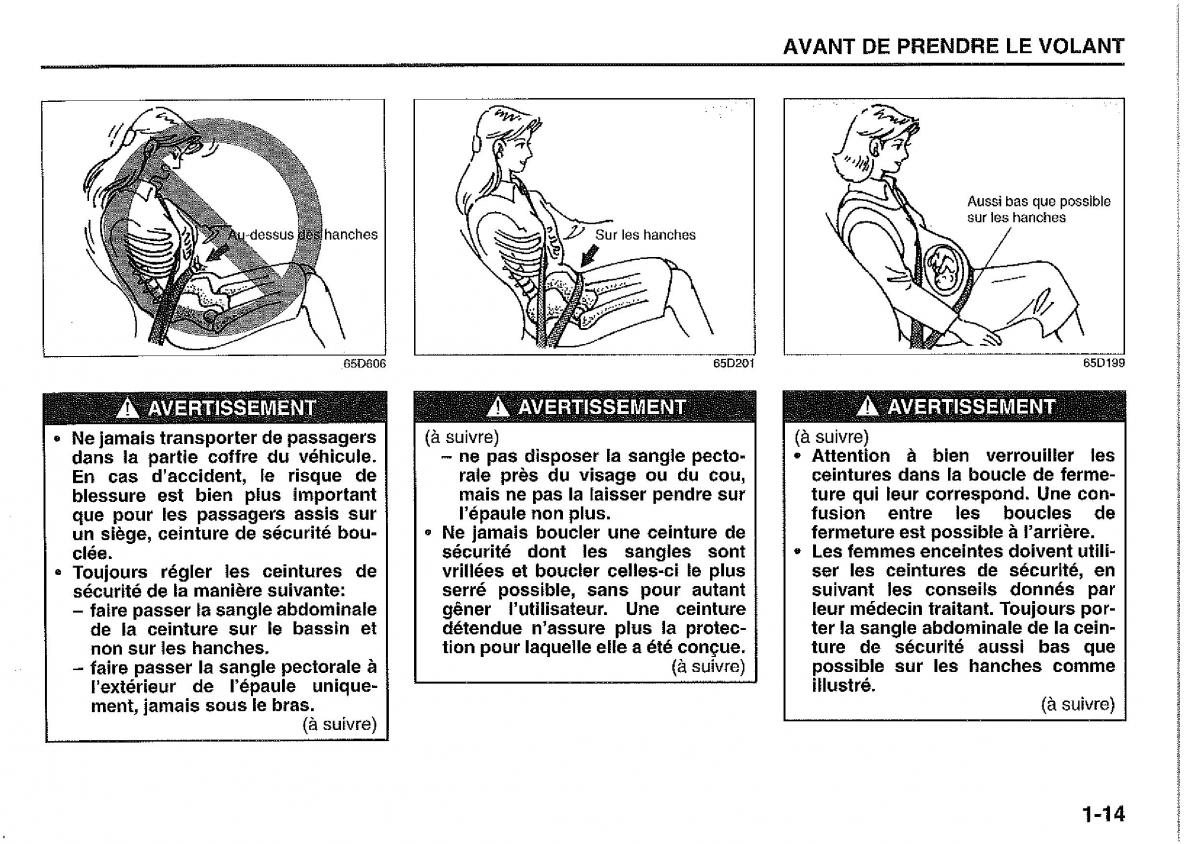 manual  Suzuki Jimny manuel du proprietaire / page 23