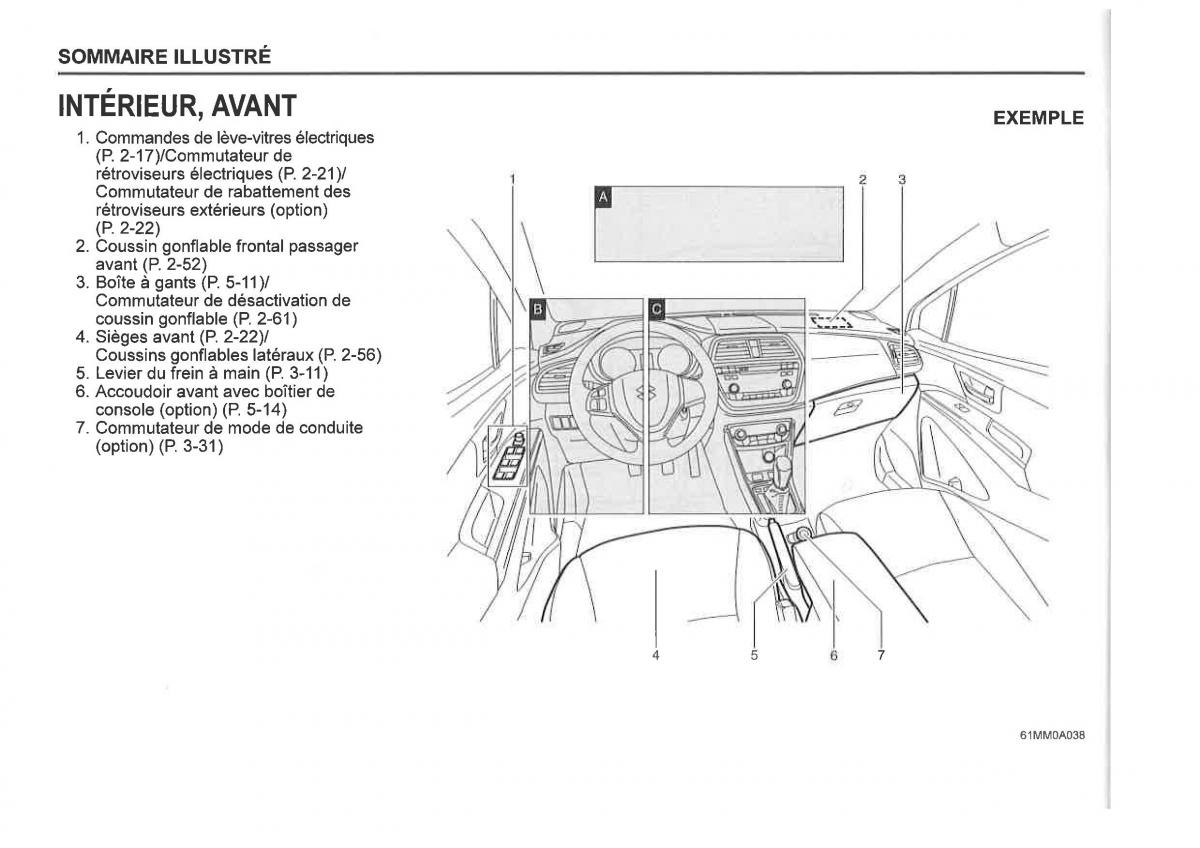 manual  Suzuki SX4 manuel du proprietaire / page 12