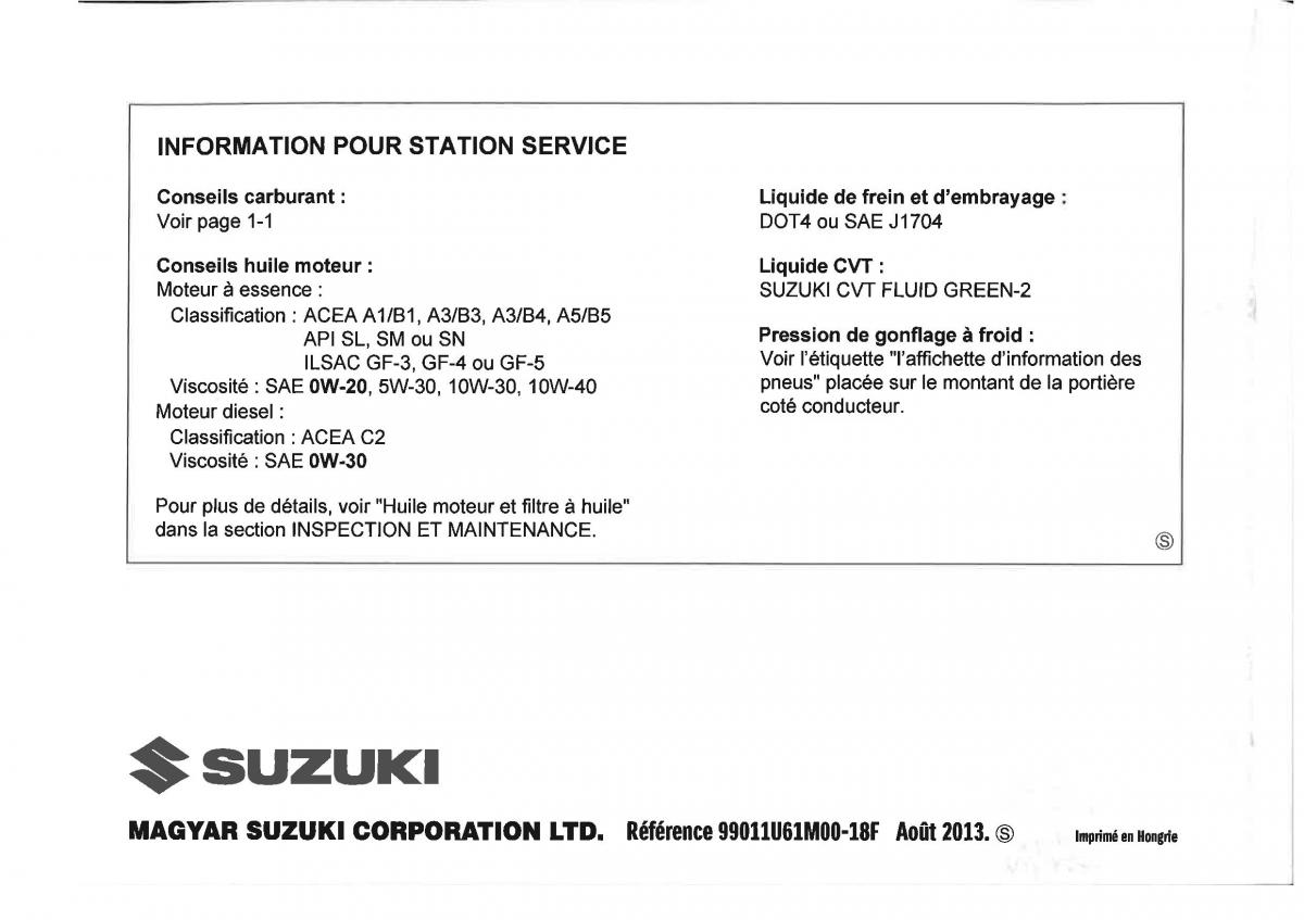Suzuki SX4 manuel du proprietaire / page 442
