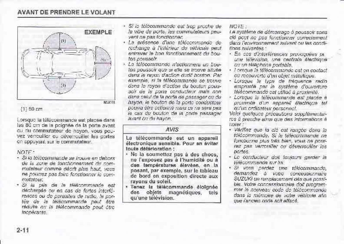 Suzuki Swift IV 4 manuel du proprietaire / page 28