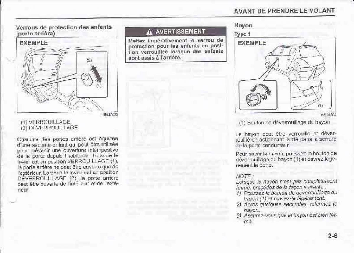 Suzuki Swift IV 4 manuel du proprietaire / page 23