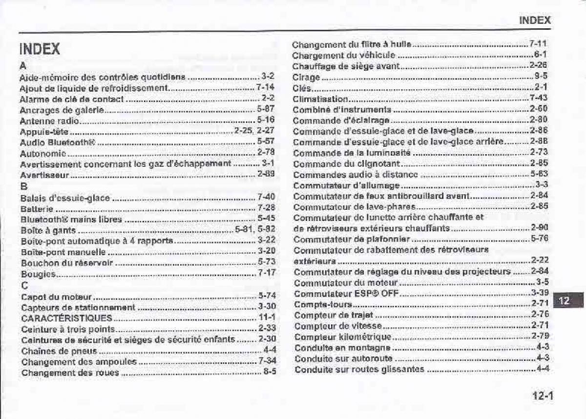 Suzuki Swift IV 4 manuel du proprietaire / page 326