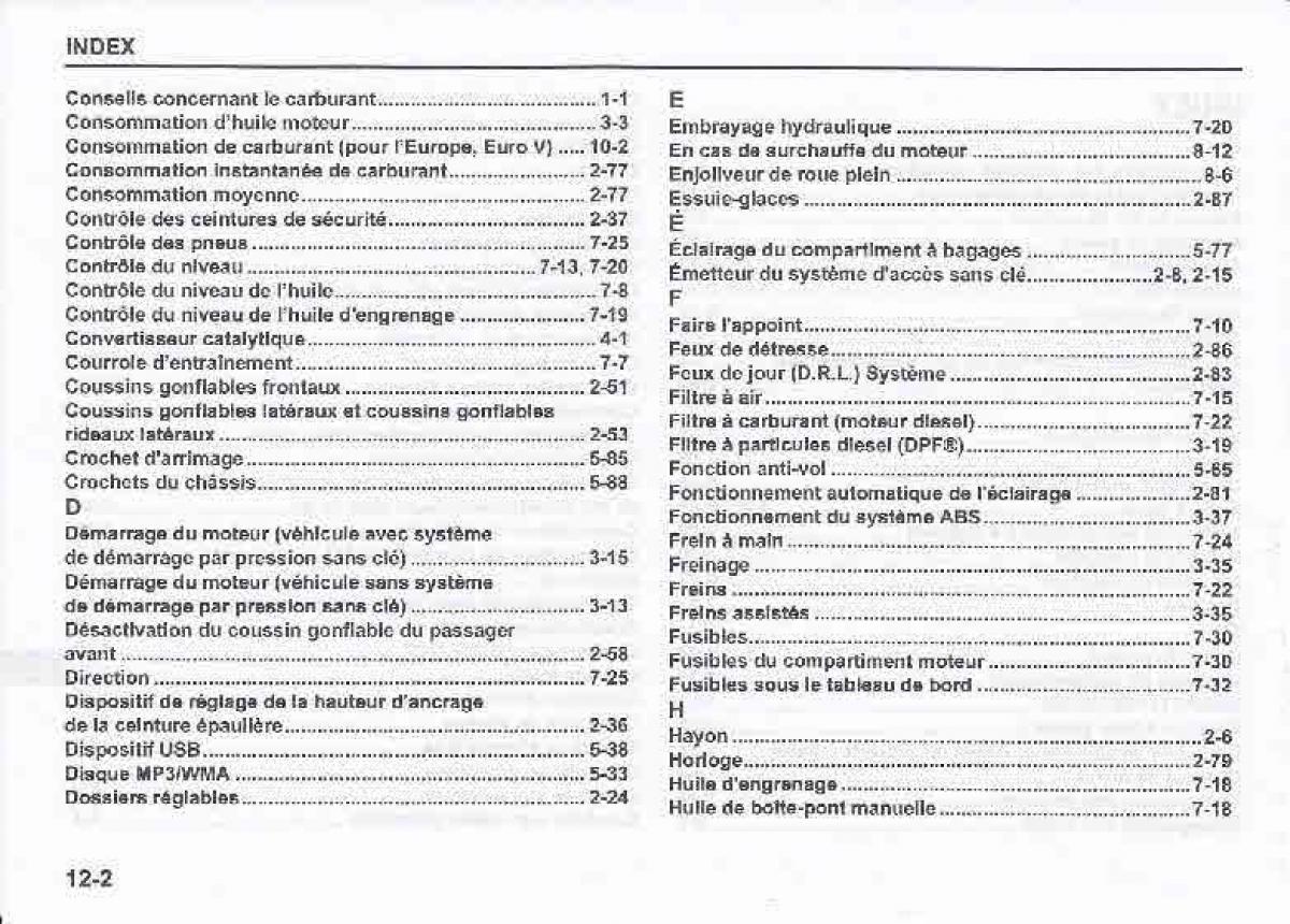 Suzuki Swift IV 4 manuel du proprietaire / page 327