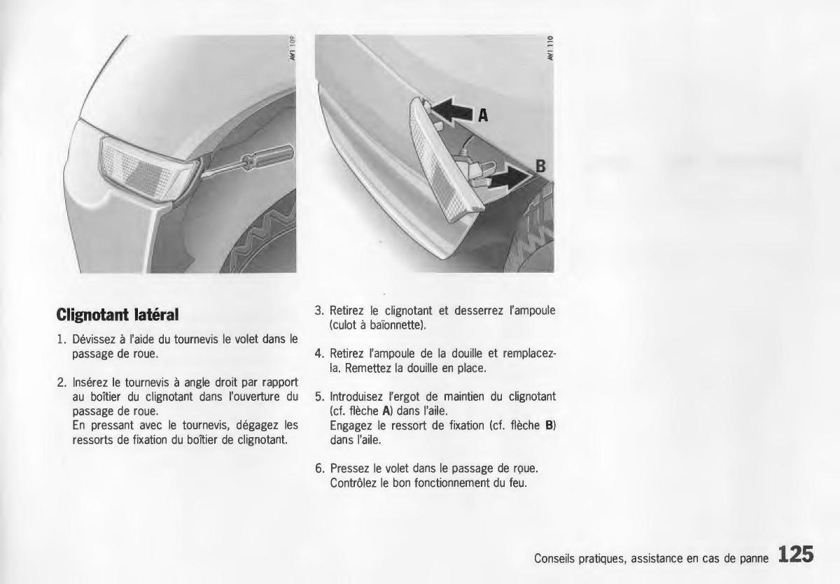 Porsche Boxster 986 manuel du proprietaire / page 127