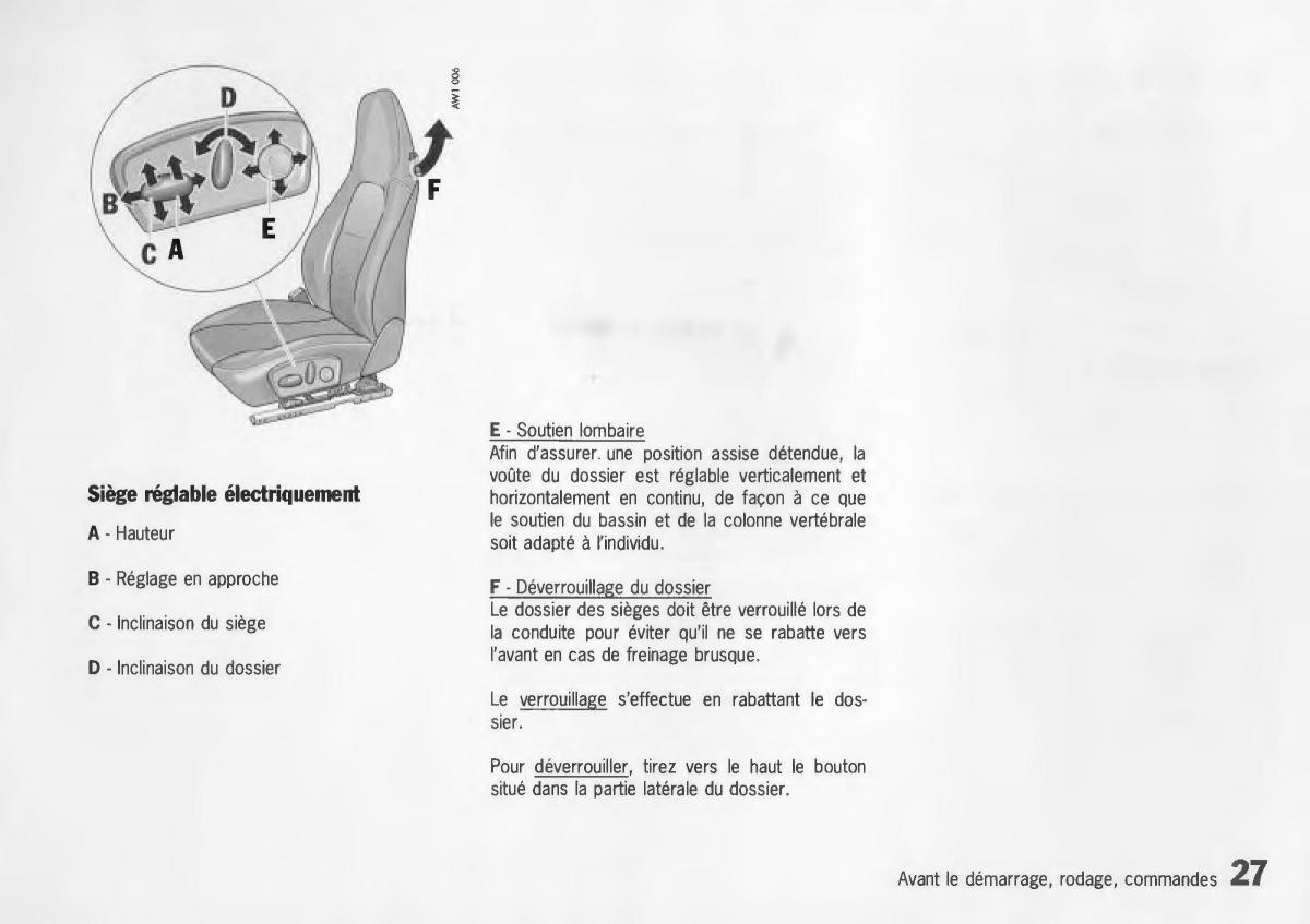 Porsche Boxster 986 manuel du proprietaire / page 29