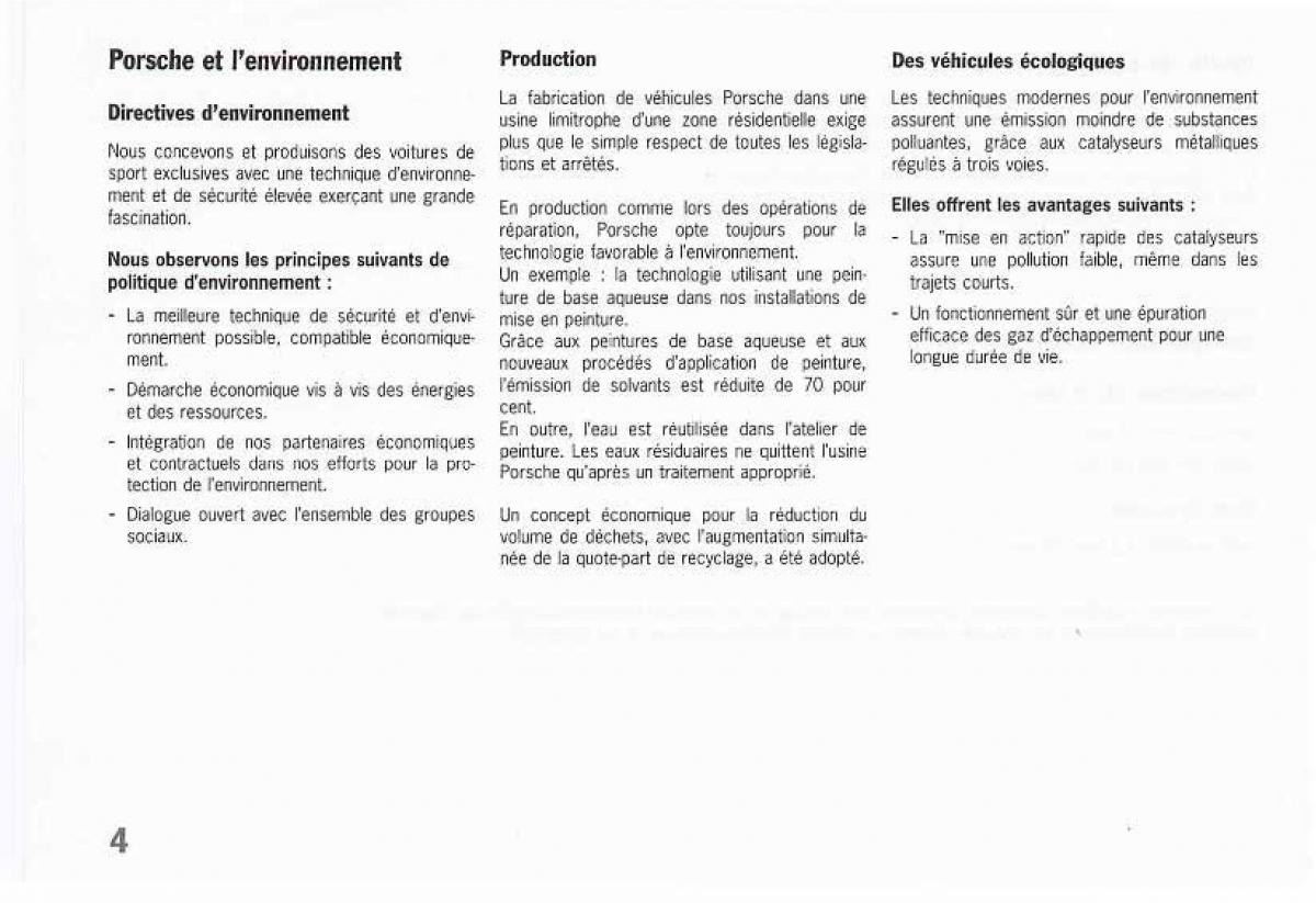 manual  Porsche Boxster 986 FL manuel du proprietaire / page 6