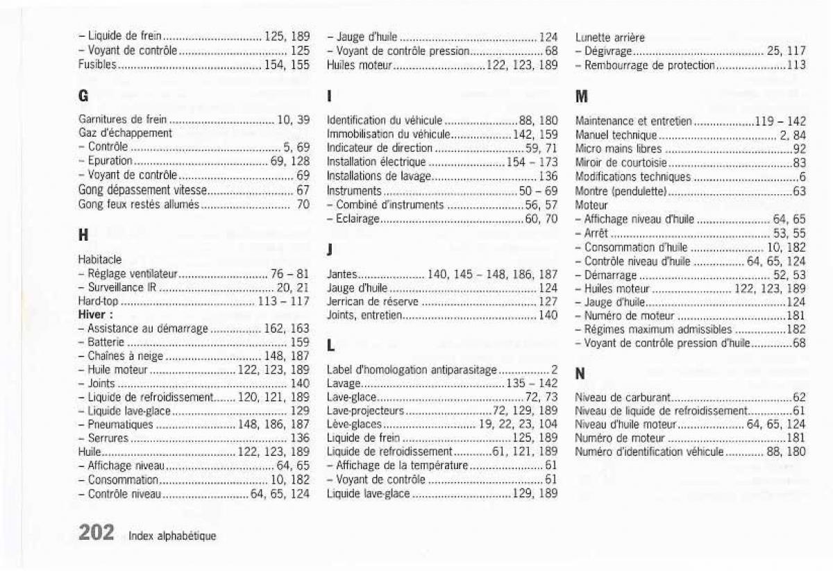 manual  Porsche Boxster 986 FL manuel du proprietaire / page 204