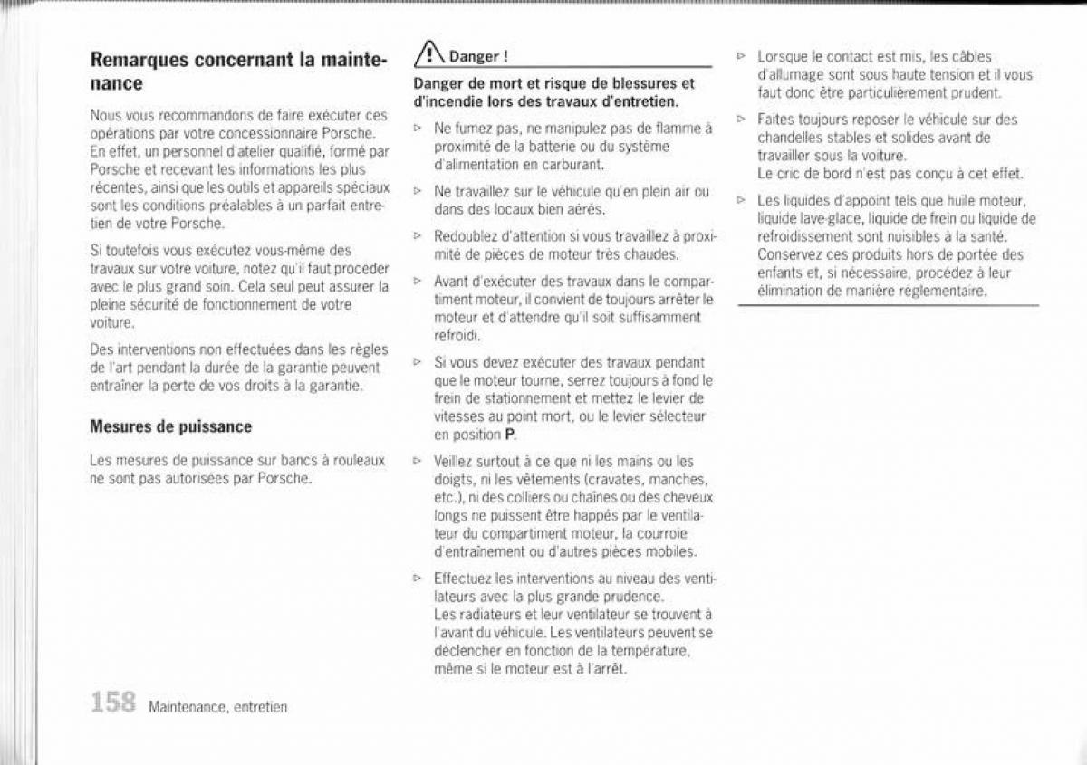 Porsche Boxster 987 manuel du proprietaire / page 151