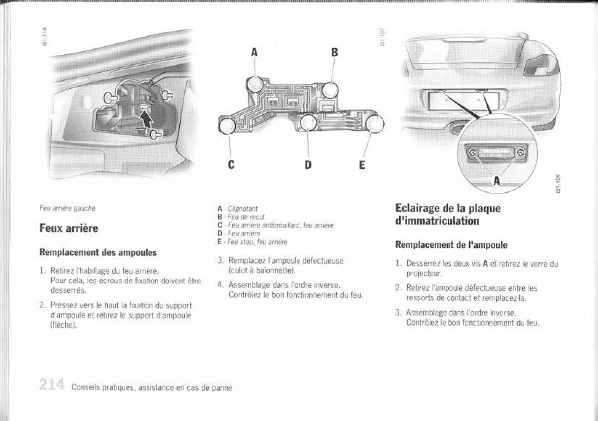 Porsche Boxster 987 manuel du proprietaire / page 207