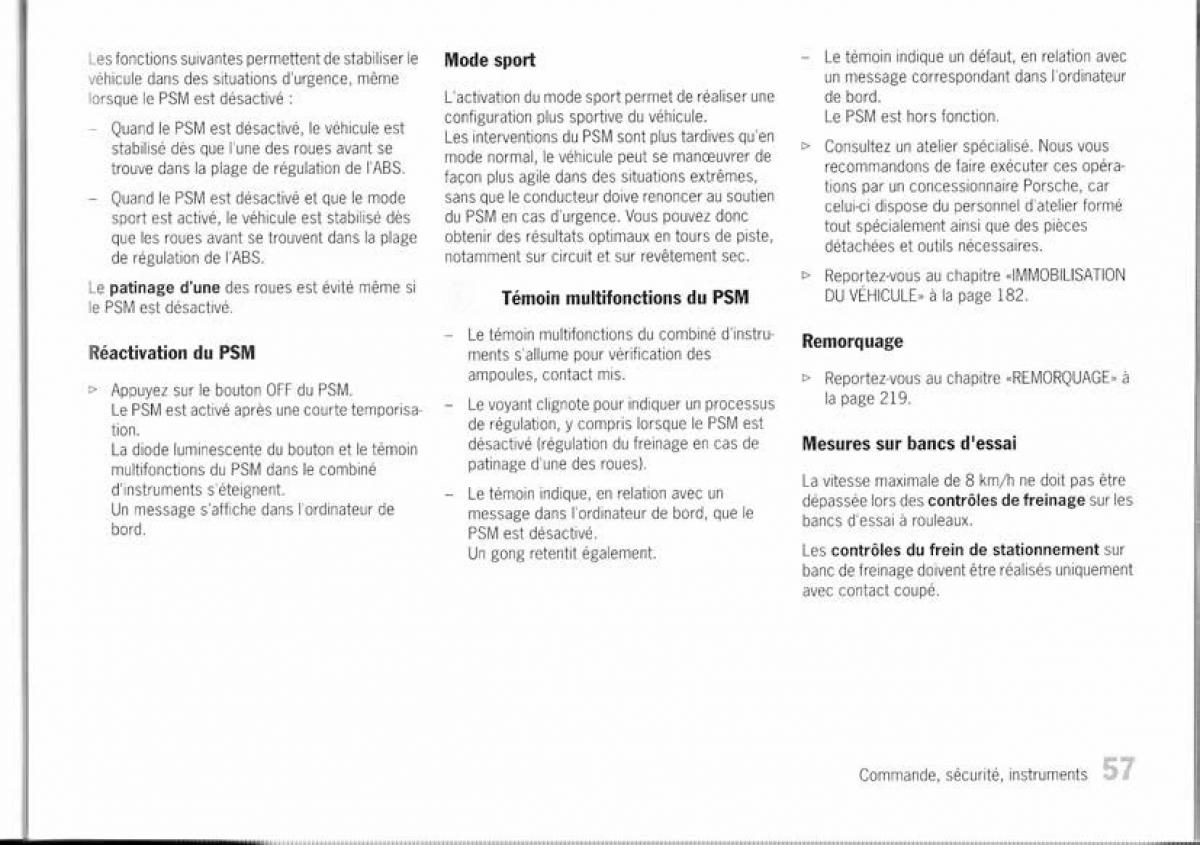 Porsche Boxster 987 manuel du proprietaire / page 51