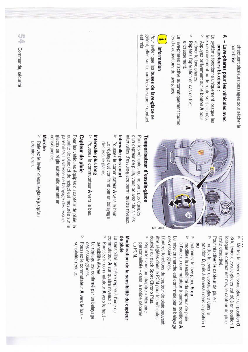 Porsche Boxster 987 FL manuel du proprietaire / page 55