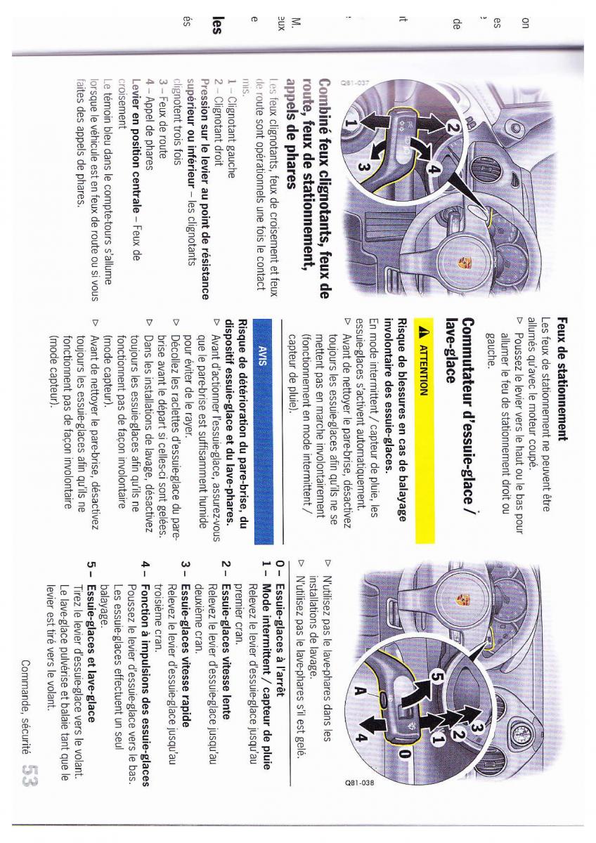 Porsche Boxster 987 FL manuel du proprietaire / page 54