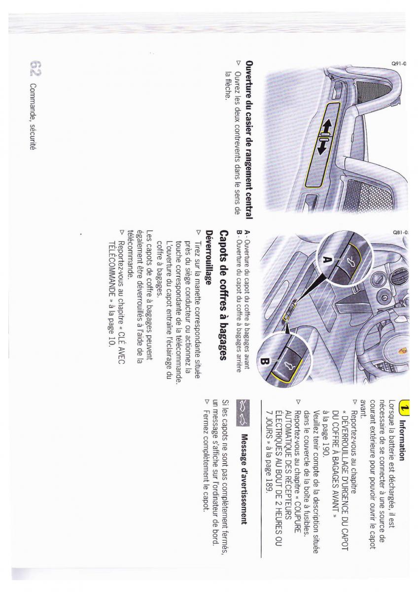 Porsche Boxster 987 FL manuel du proprietaire / page 63