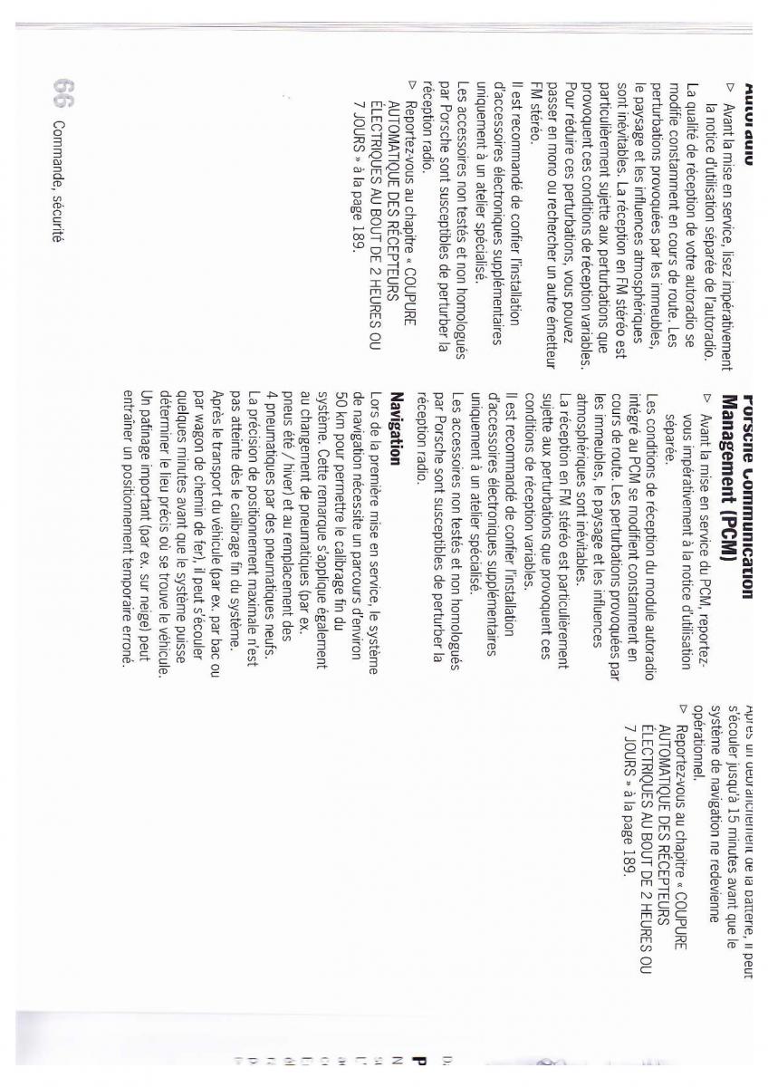 Porsche Boxster 987 FL manuel du proprietaire / page 66
