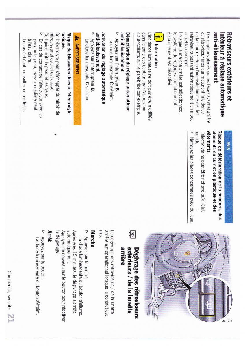 Porsche Boxster 987 FL manuel du proprietaire / page 22