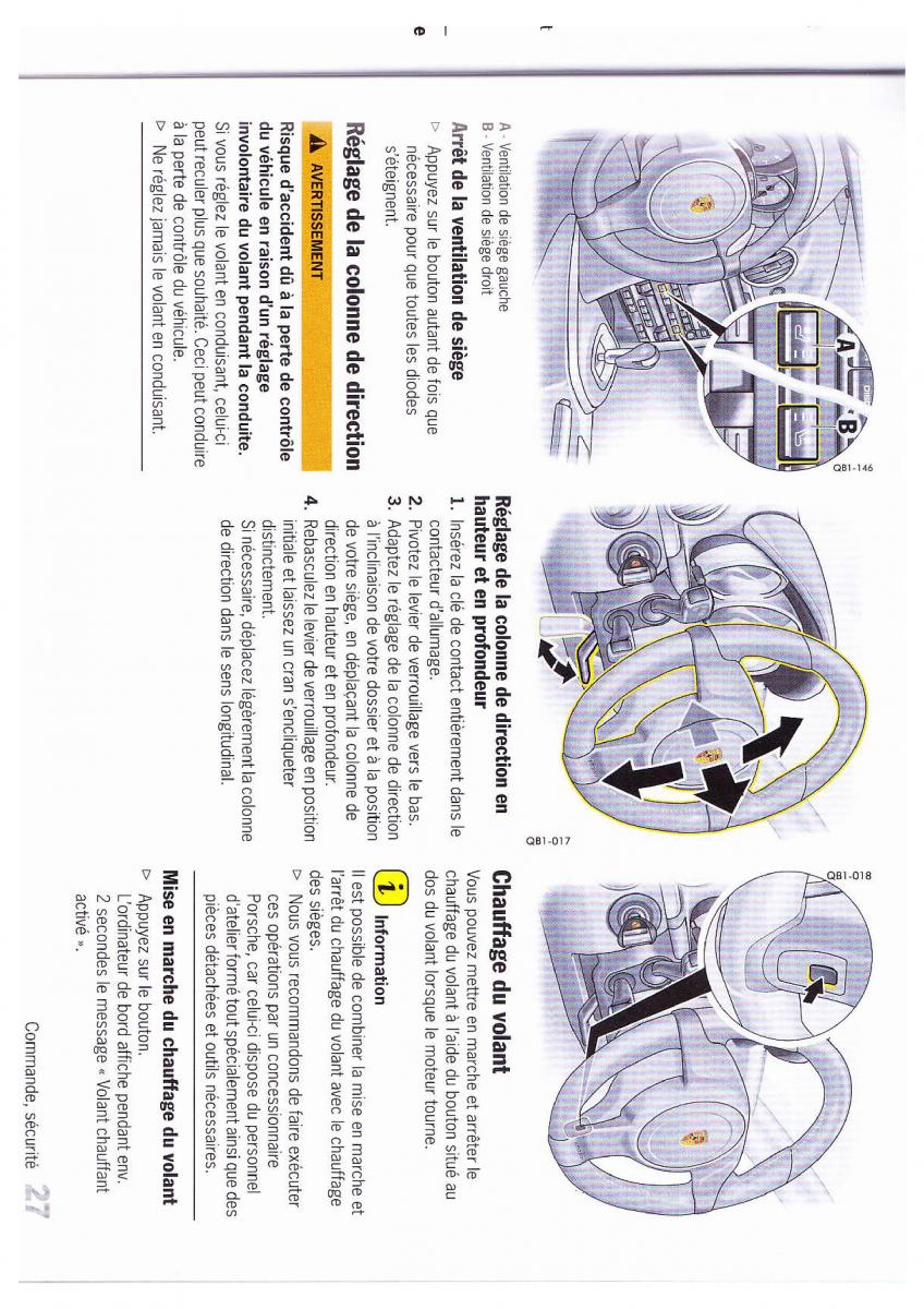 Porsche Boxster 987 FL manuel du proprietaire / page 28