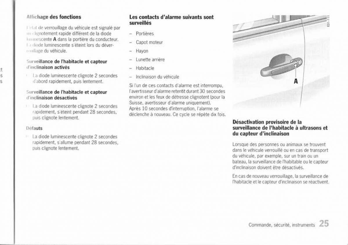 Porsche Cayenne I 1 manuel du proprietaire / page 20