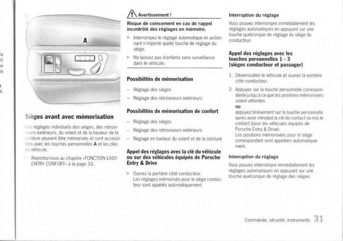 Porsche Cayenne I 1 manuel du proprietaire / page 26