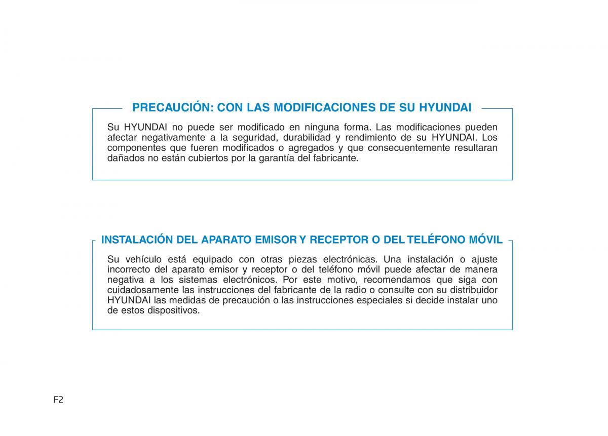 Hyundai Ioniq Electric manual del propietario / page 2