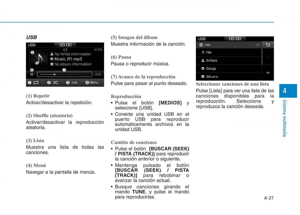 Hyundai Ioniq Electric manual del propietario / page 323